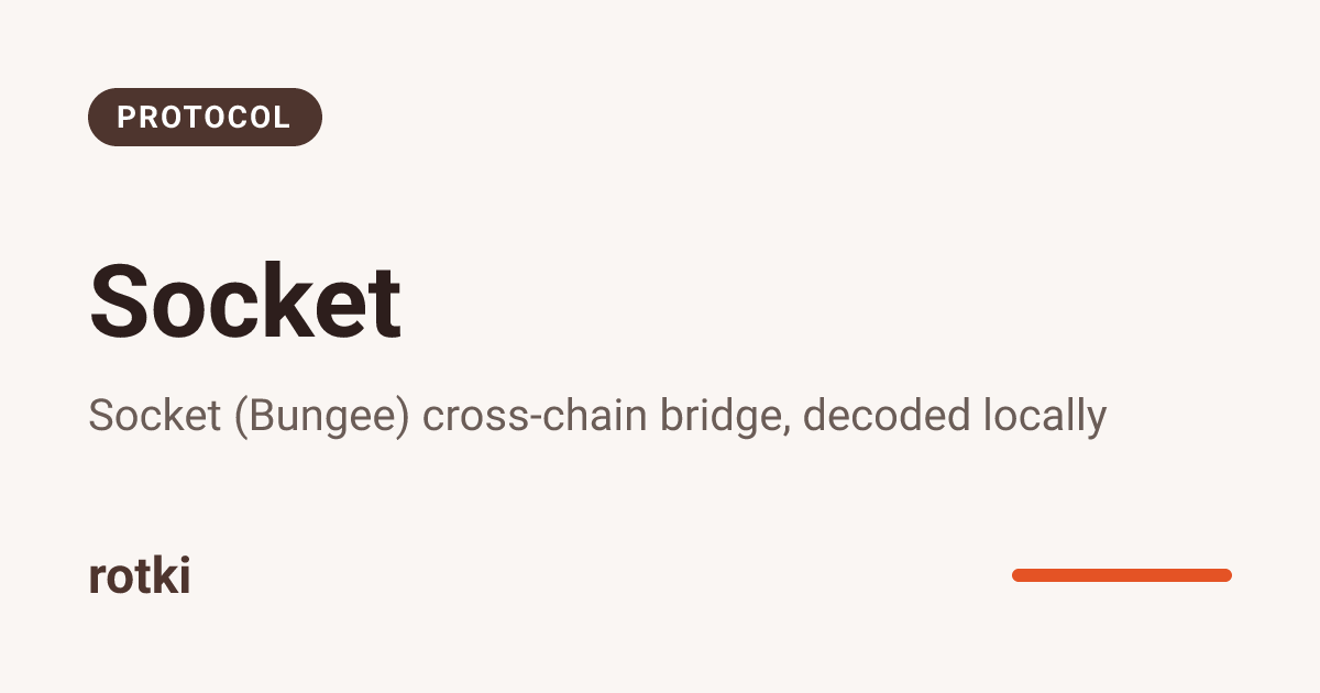 Rotki Socket support | rotki